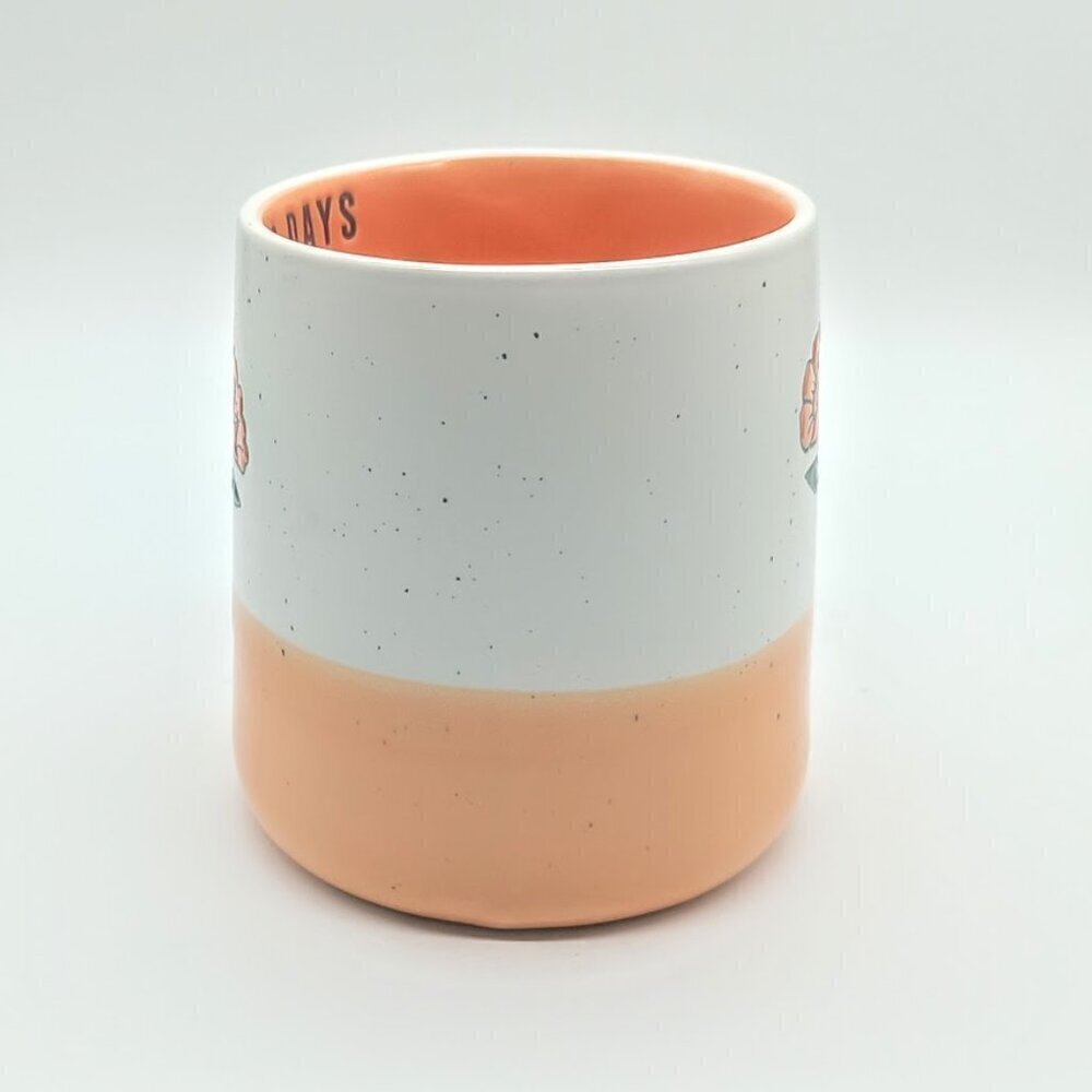 Lang No Bad Days Orange Floral Ceramic Mug - Picture 5 of 8
